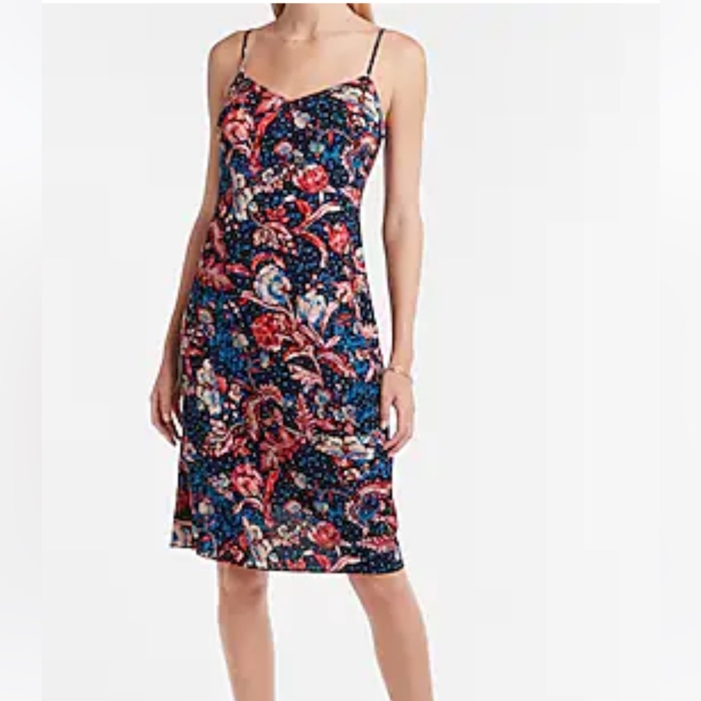 Express colorful light weight midi sundress